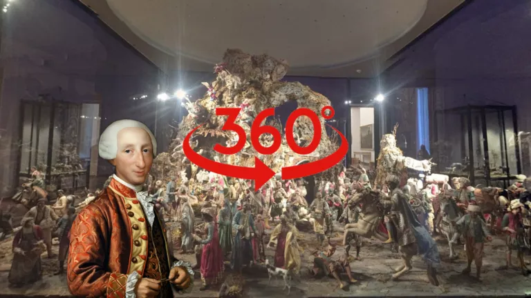 Un diorama, surmonté de